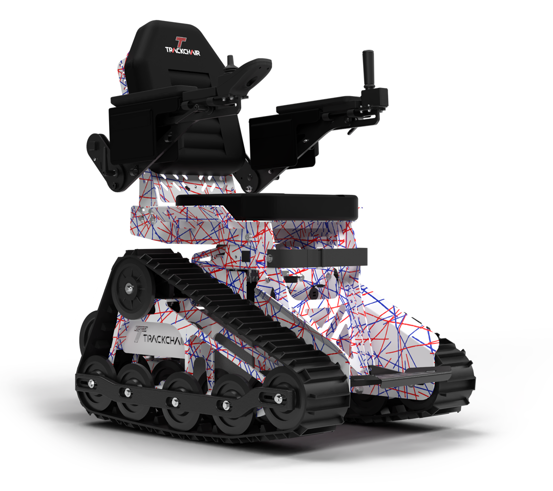 USA White with Red & Blue Splash
