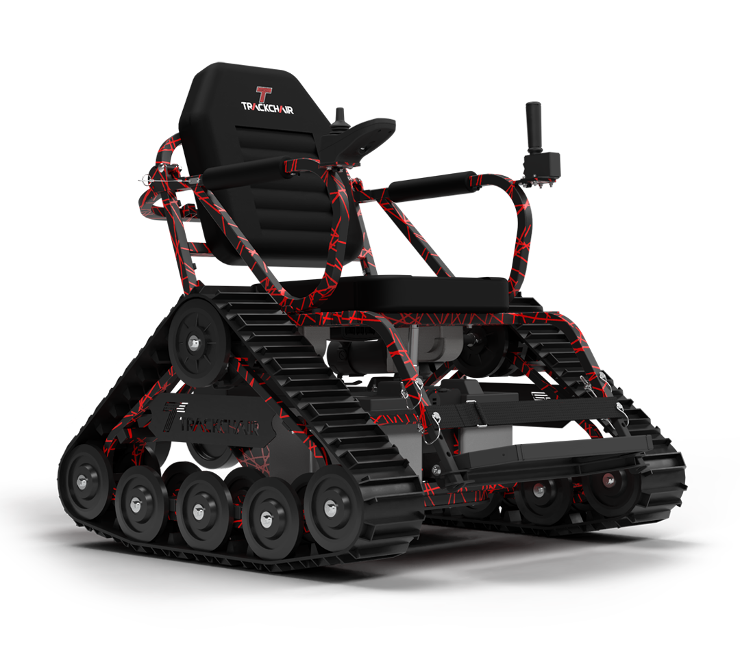 Black with Red Splash