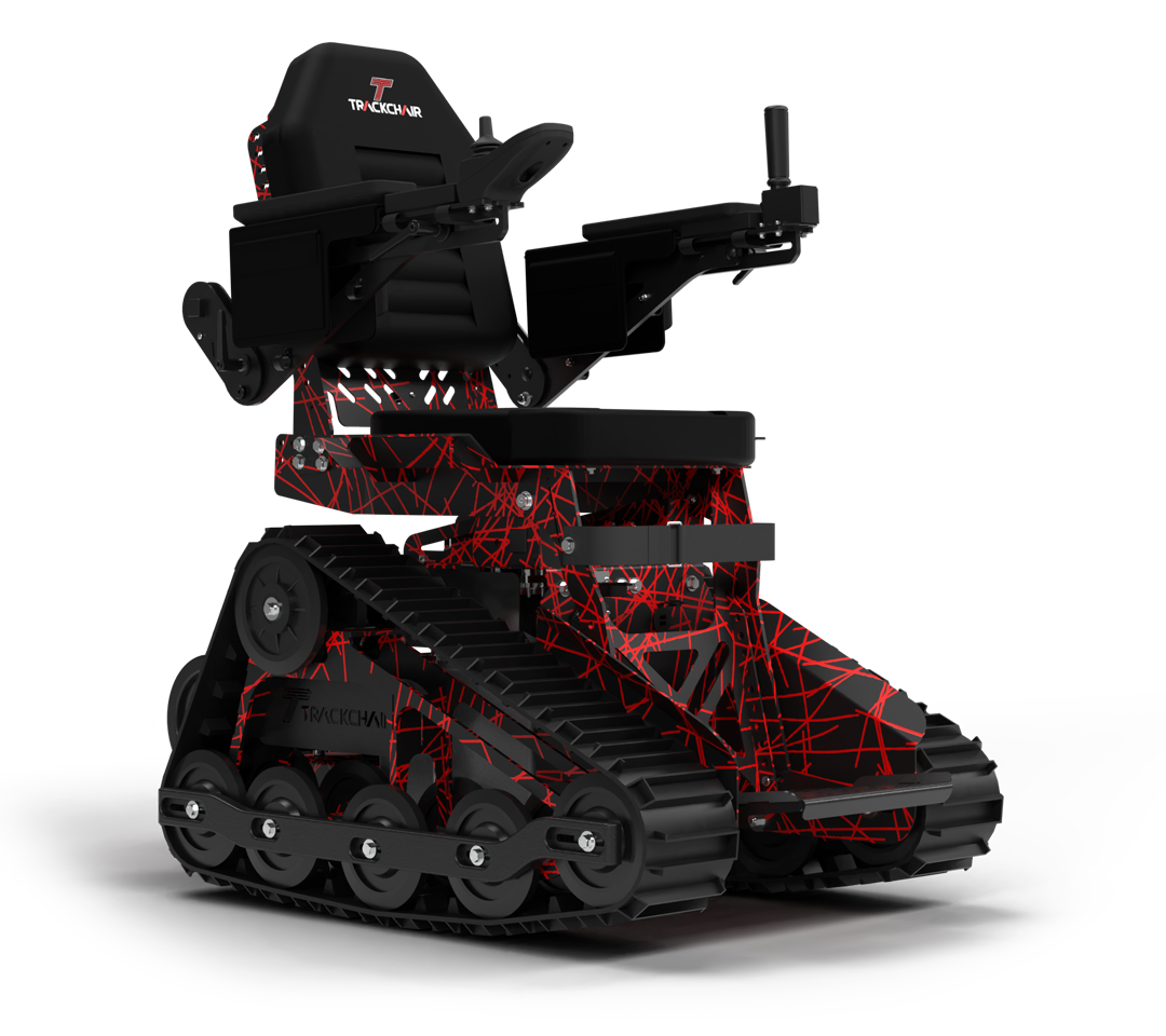Black with Red Splash