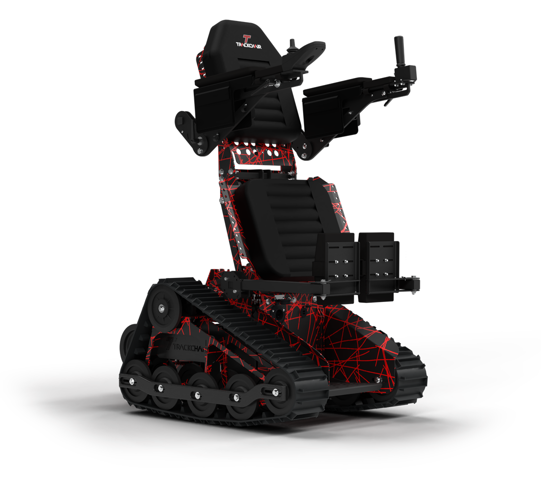 Black with Red Splash