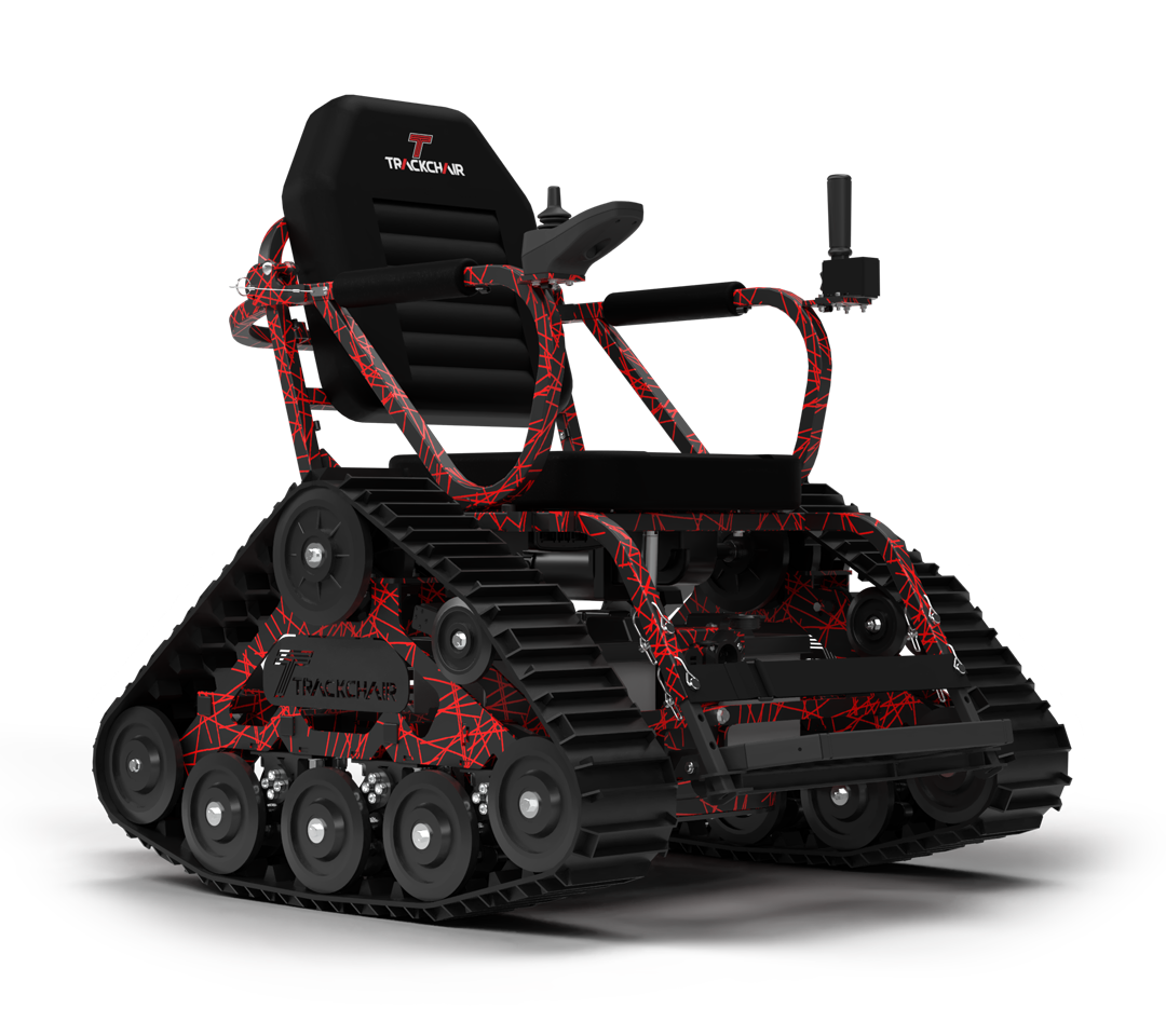 Black with Red Splash