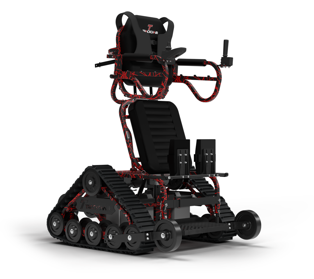 Black with Red Splash